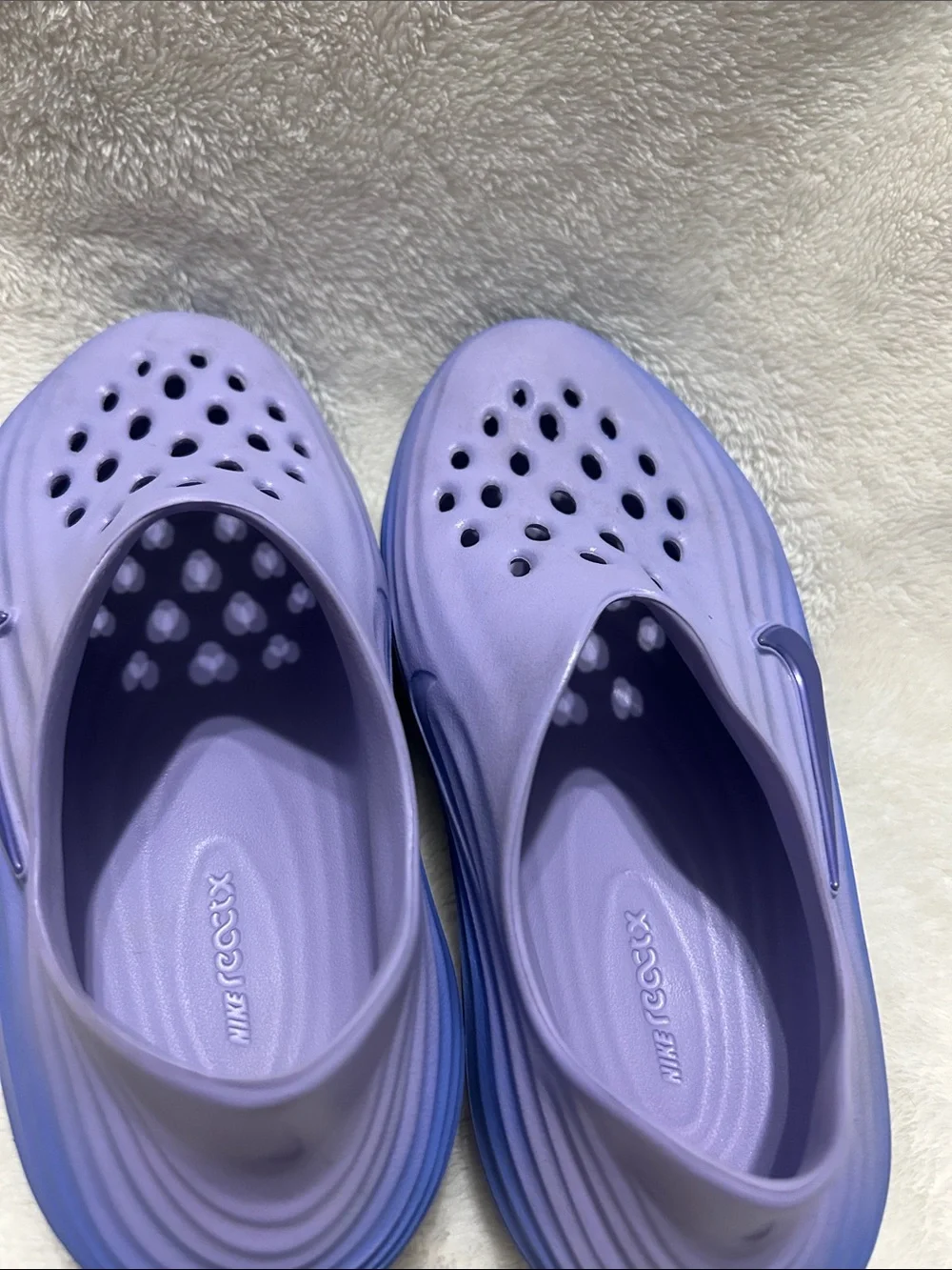 Nike Kids Gradient Lavender-Blue Slip-On Clog